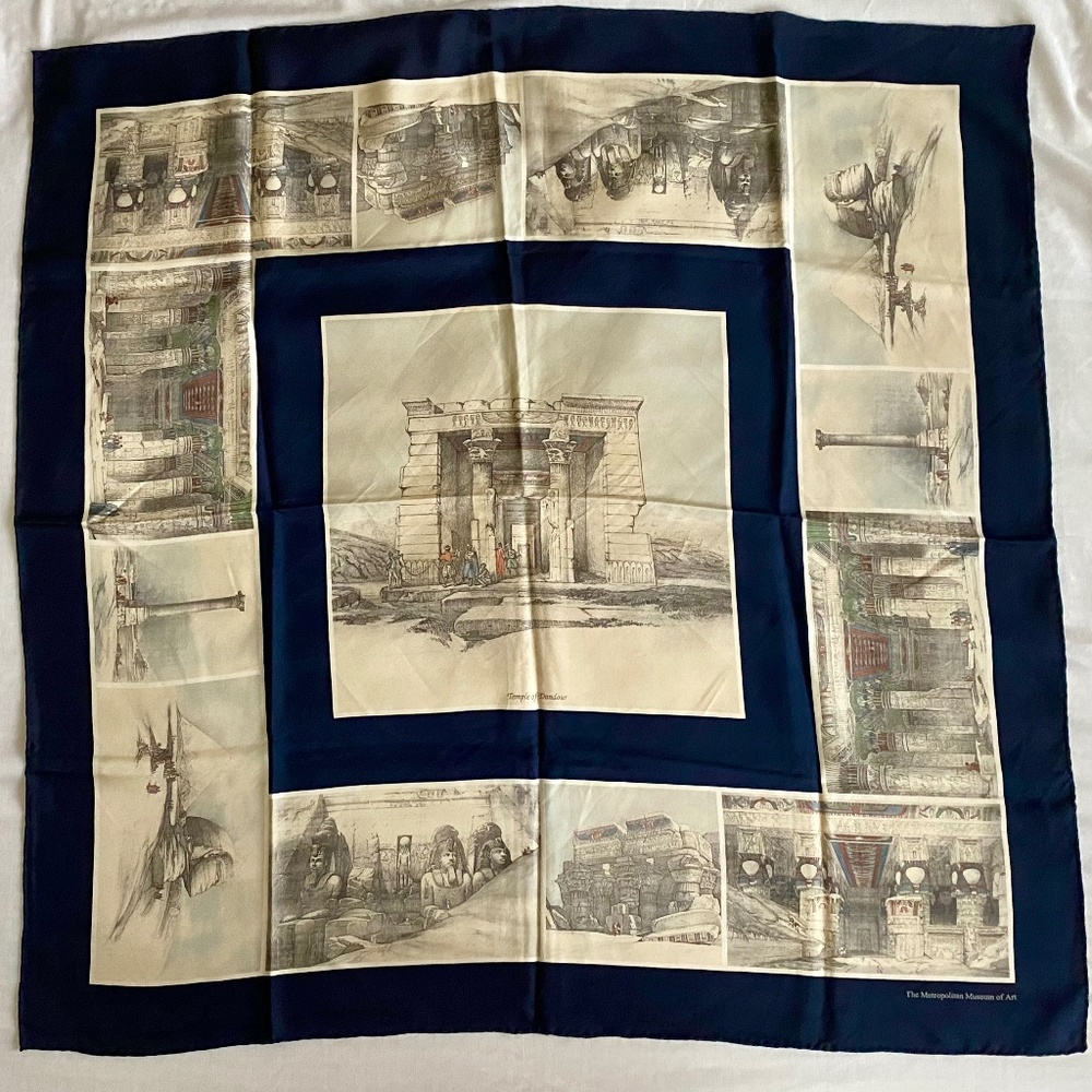 Metropolitan Museum of Art Silk Scarf - Made in Italy